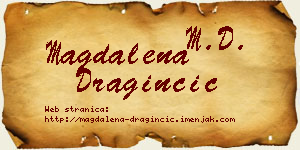 Magdalena Draginčić vizit kartica